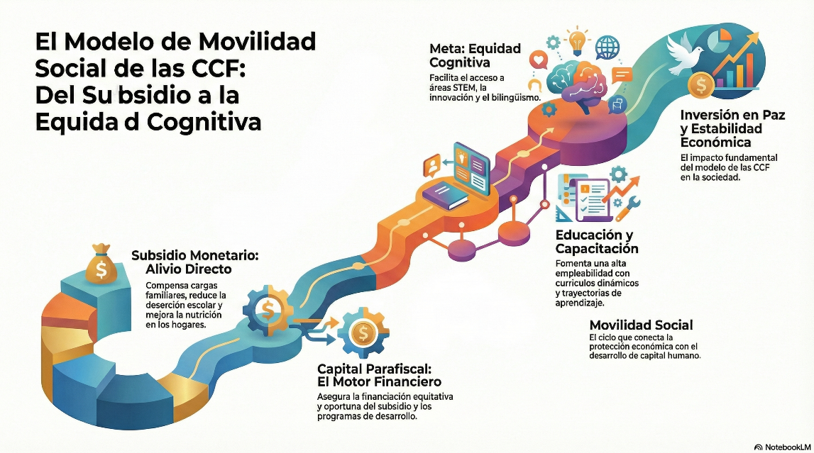 Imagen N°11 El Modelo de Movilidad Social de las CCF: Del Subsidio Monetario a la Equidad Cognitiva.